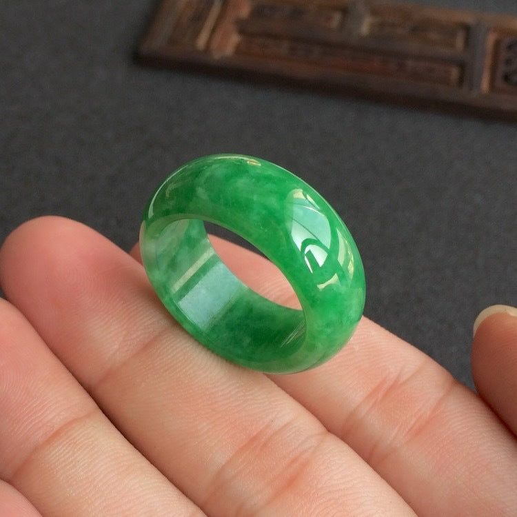 Emerald Jade Ring For Men And Women