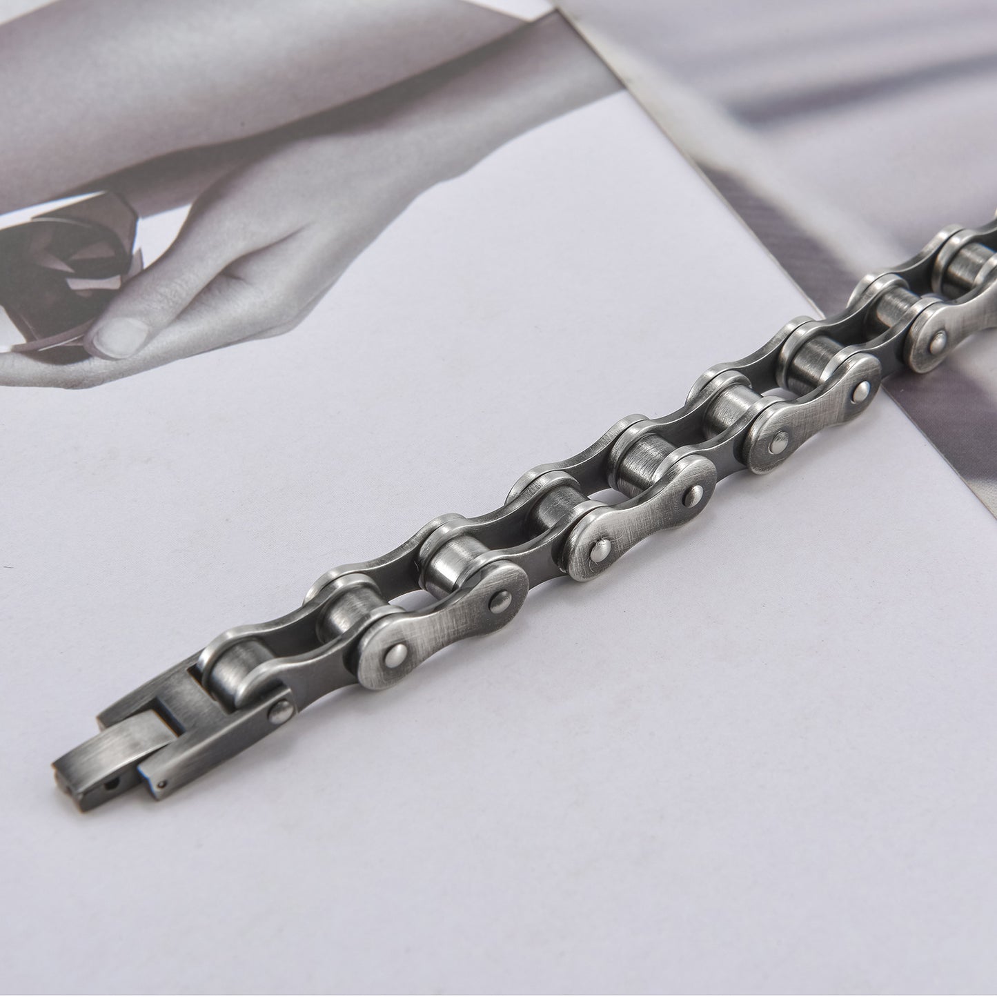 Men's Titanium Steel Chain Link Bracelet