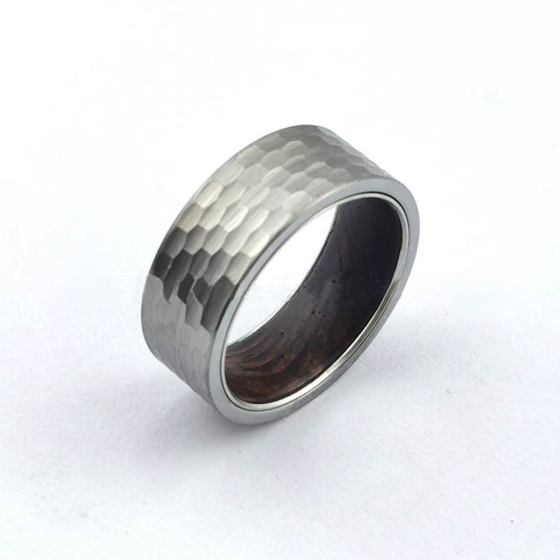 Men Ring Fashion Accessory Wedding Engagement Ring Tungsten Carbide Daily Fashion Silver