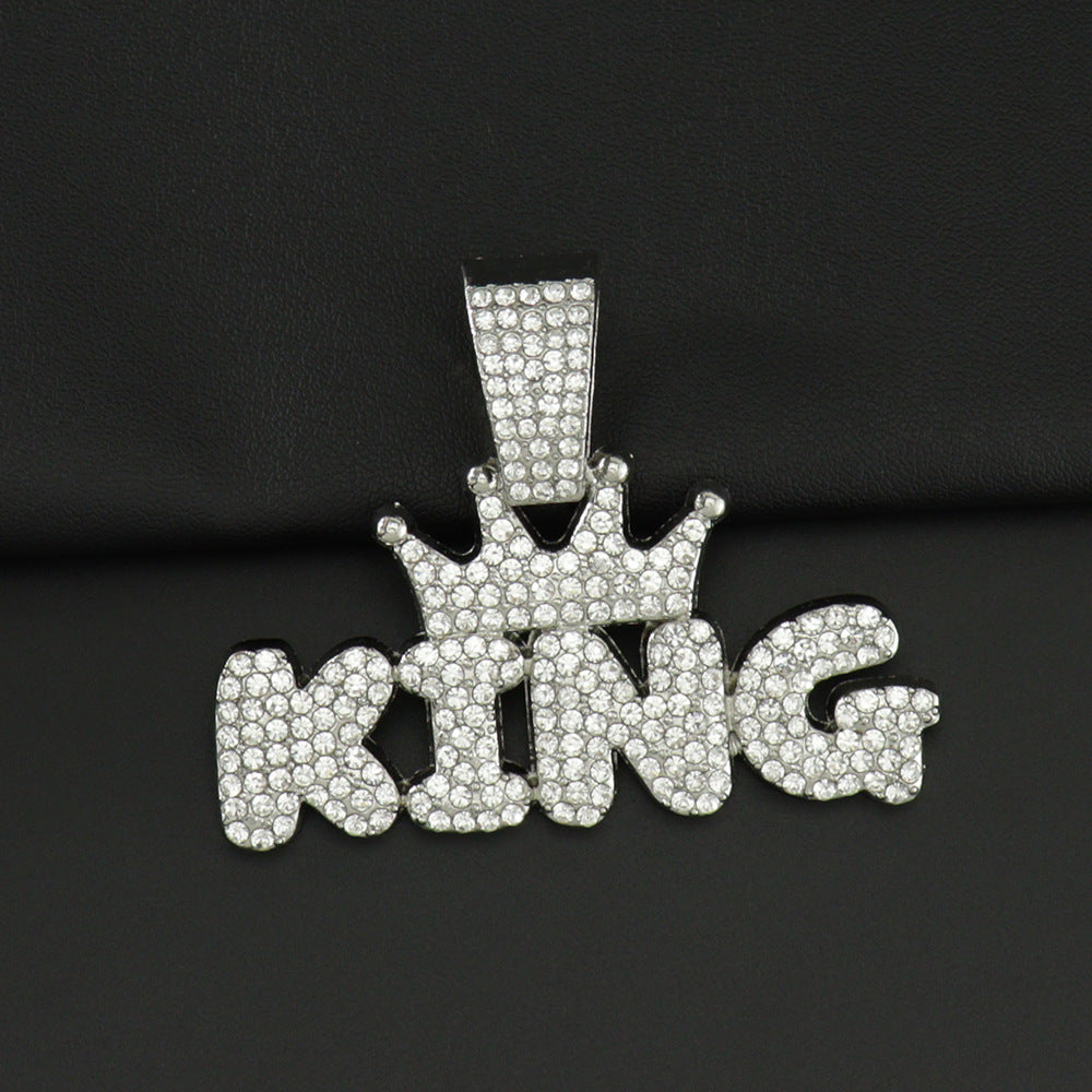 Bling King Pendant with Chain