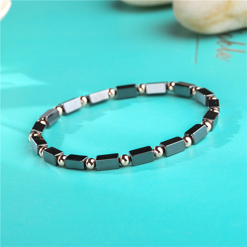 Men's Black Three-Piece Bracelet Set