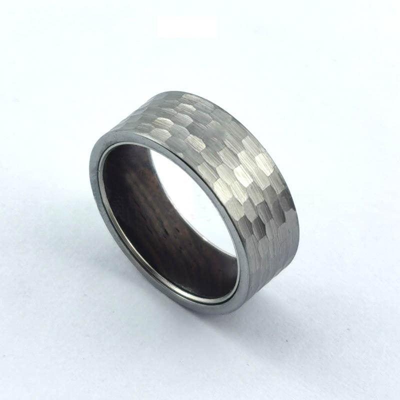 Men Ring Fashion Accessory Wedding Engagement Ring Tungsten Carbide Daily Fashion Silver