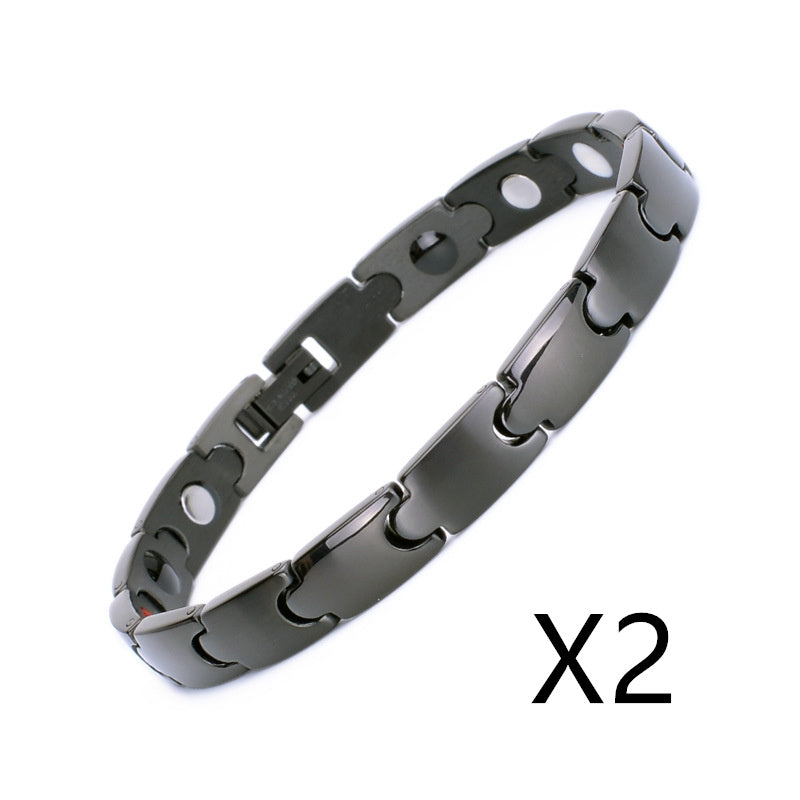 Stainless Steel Bracelet, Titanium Steel Ornament, Pure Bracelet, Germanium Magnet