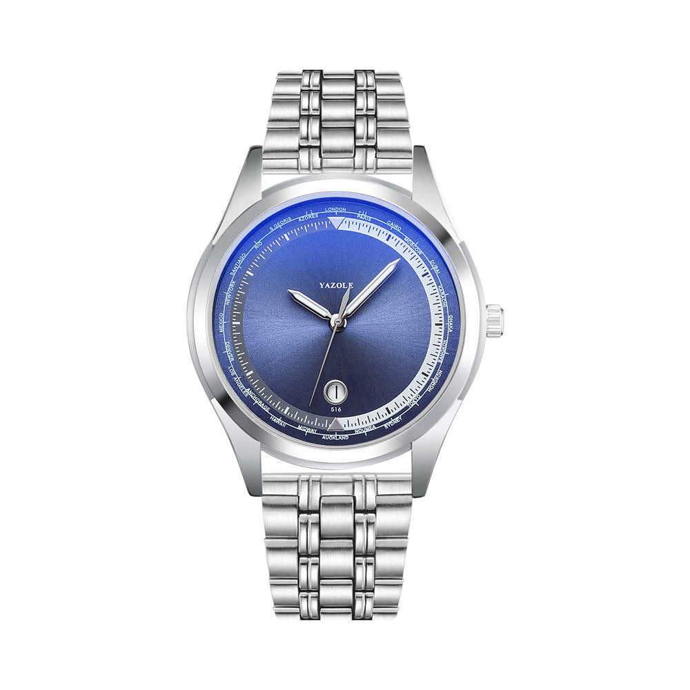 Men's Luminous Blue Ray Watch