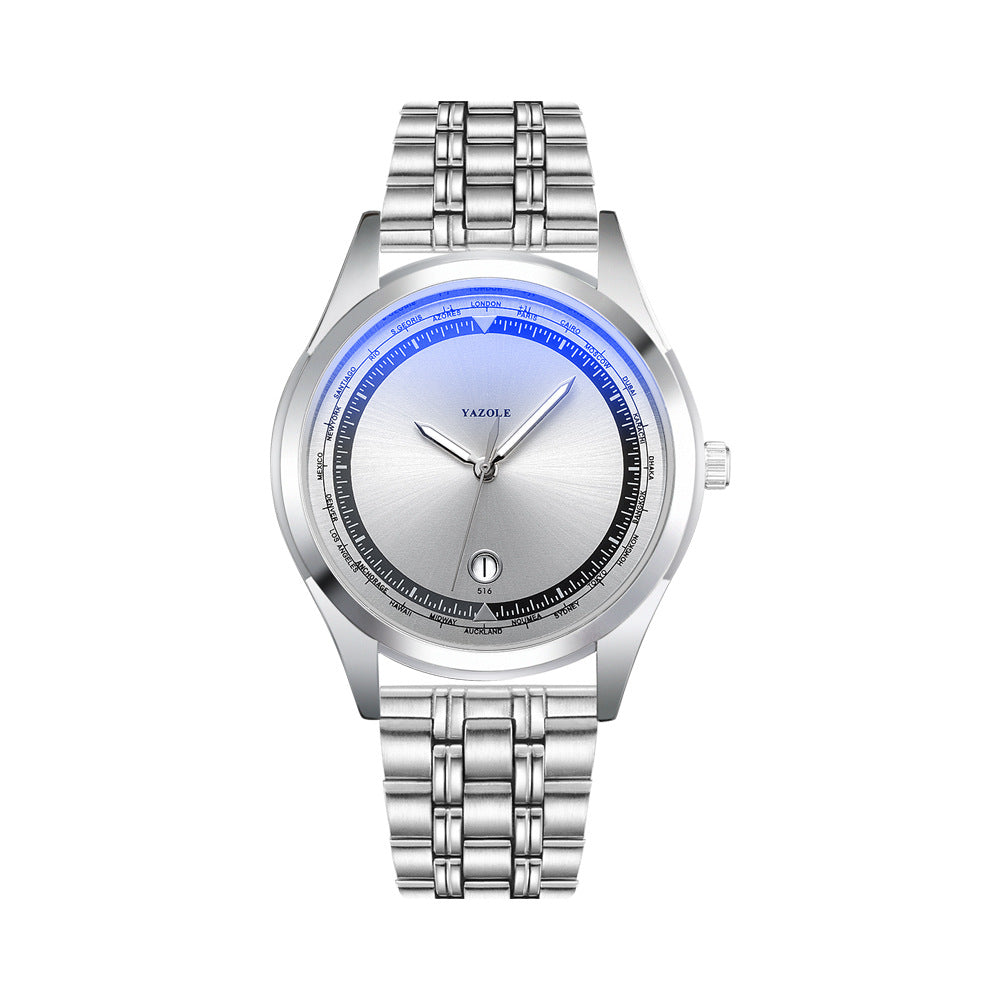 Men's Luminous Blue Ray Watch